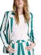 RVCA Z3JKRARVF1 Women's Waisted Blazer Green Z3JKRARVF1-2882