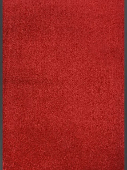 vidaXL Entrance Mat Carpet with Anti-slip Backing Red 80x120cm