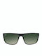 OJO Sunglasses Square Begi Unisex Γυαλιά Ηλίου με Κοκκάλινο Σκελετό Green Ντεγκραντέ Polarized 44OMN73042