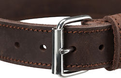 Trixie Rustic Κολάρο Δερμάτινο σε Καφέ χρώμα Large 30mm x 48 - 56cm