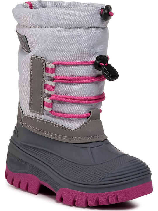 CMP Kids Snow Boots with Lace Gray