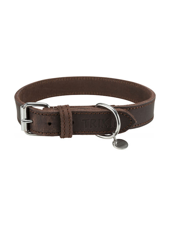 Trixie Rustic Guler Pentru Câini Din Piele Maro Mărime Mare / Medie 25mm x 42 - 48cm Trixie Rustic Guler Pentru Câini Din Piele Maro Mărime Mare / Medie 25mm x 42 - 48cm