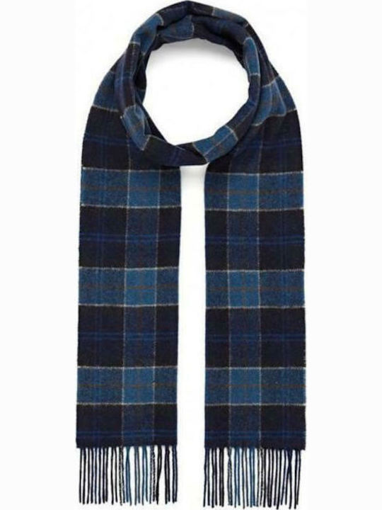 Barbour Мъжки шал Вълна Тъмносин