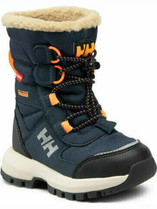 Helly Hansen Silverton Boot Ht Παιδικές Μπότες Χιονιού με Κορδόνια Navy Μπλε