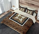 Makis Tselios Home Σετ Πάπλωμα Υπέρδιπλο 220x240εκ. Asia Beige 3τμχ 350 GSM