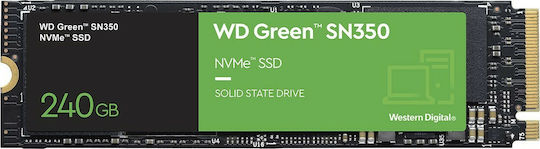 Western Digital Green SN350 SSD 240GB M.2 NVMe PCI Express 3.0 WDS240G2G0C