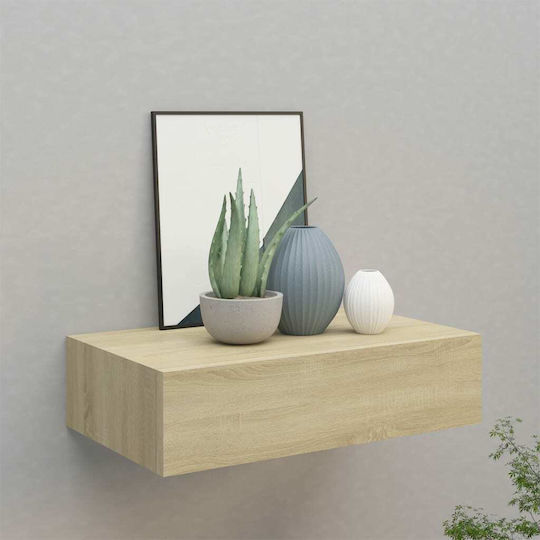 Wall Shelf Oak 40x23.5x10cm