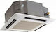 Gree Cassette Fan Coil 10/16kW 84x84x32cm White