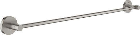 Grohe New Essentials Single Wall-Mounted Bathroom Rail ​60x5.4cm Super Steel
