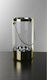 Iliadis Lantern Glass Tabletop Χρυσό 12x12x20εκ. 1pcs