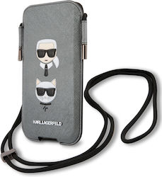 Karl Lagerfeld Pliculeț Saffiano Karl & Choupet...