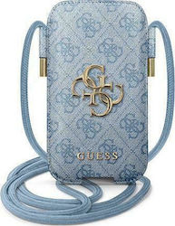 Guess Big Metal Logo Pouch έως 6.7" Μπλε GUPHL4...