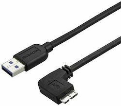 StarTech USB3AU50CMRS Regular USB 3.0 σε micro USB 0.5m Μαύρο