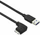 StarTech Regular USB 3.0 spre micro USB Cablu Negru 2m (USB3AU2MLS) 1buc