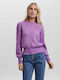 Vero Moda Damen Langarm Pullover Hyacinth