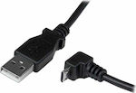 StarTech Regular USB 2.0 to micro USB Cable Μαύρο 2m (USBAUB2MD)