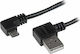 StarTech Regular USB 2.0 to micro USB Cable Μαύρο 1m (USB2AUB2RA1M)