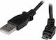StarTech Regular USB 2.0 to micro USB Cable Μαύρο 2m (USBAUB2MU)