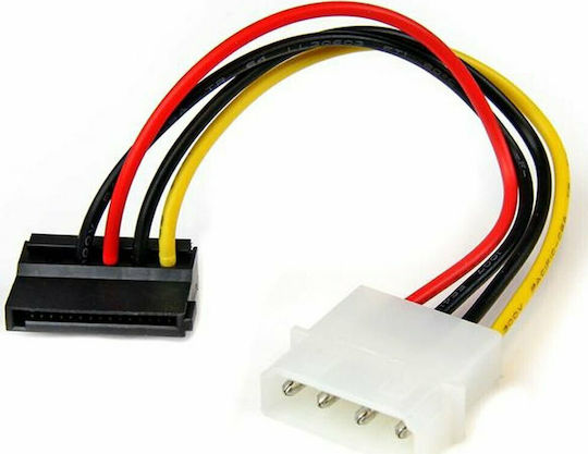 StarTech 15-Pin Sata - 4-Pin Molex Cable 0.15m Πολύχρωμο S55057058