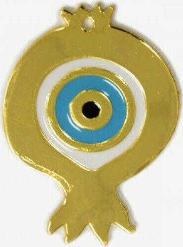 Faitakis Pack Metallic Pendant Motif for Jewelry in Shape Eye 4.5x6.5cm.