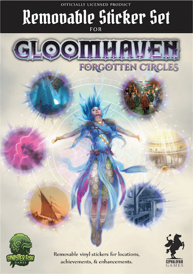 Game Expansion Gloomhaven: Forgotten Circles - Removable Sticker Set (Exp) (EN) Cephalofair