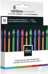 Κεράκια Γενεθλίων Rainbow Moments Birthday Candle Regular Multicolored BDAY-A-12