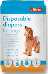 Les Filous Hundewindeln Groß 10Stück Les Filous Hundewindeln Groß 10Stück