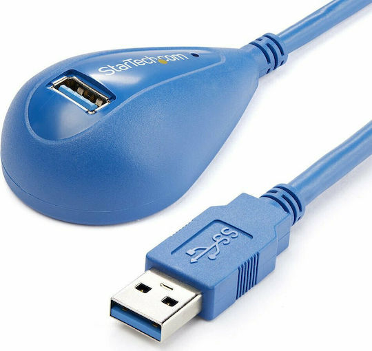StarTech USB 3.0 Cable USB-A male - USB-A female Μπλε 1.5m (USB3SEXT5DSK)