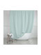 Estia Peaks Fabric Shower Curtain 180x200cm Green