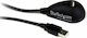 StarTech USB 2.0 Кабел USB-A мъжки - USB-A женски Черен 1.5м USBEXTAA5DSK