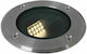 Zambelis Lights Spot Floor Lamp LED 8W with Warm White Light IP67 Silver