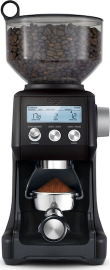 Sage Smart Grinder Pro Electric Coffee Grinder 165W for 450gr Beans and 60 Grind Levels Black