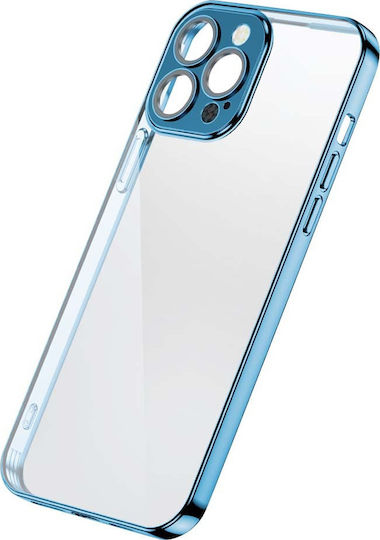 Joyroom Chery Mirror Electroplated Back Cover Plastic Sea Blue (iPhone 13 Pro)
