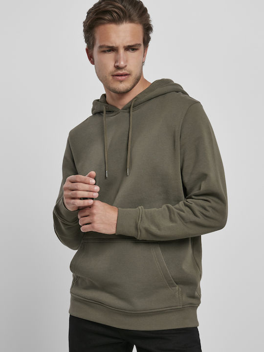 Urban Classics Hooded Khaki Sweatshirt