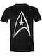 Command Logo T-shirt Star Trek Schwarz TS1591ST-S