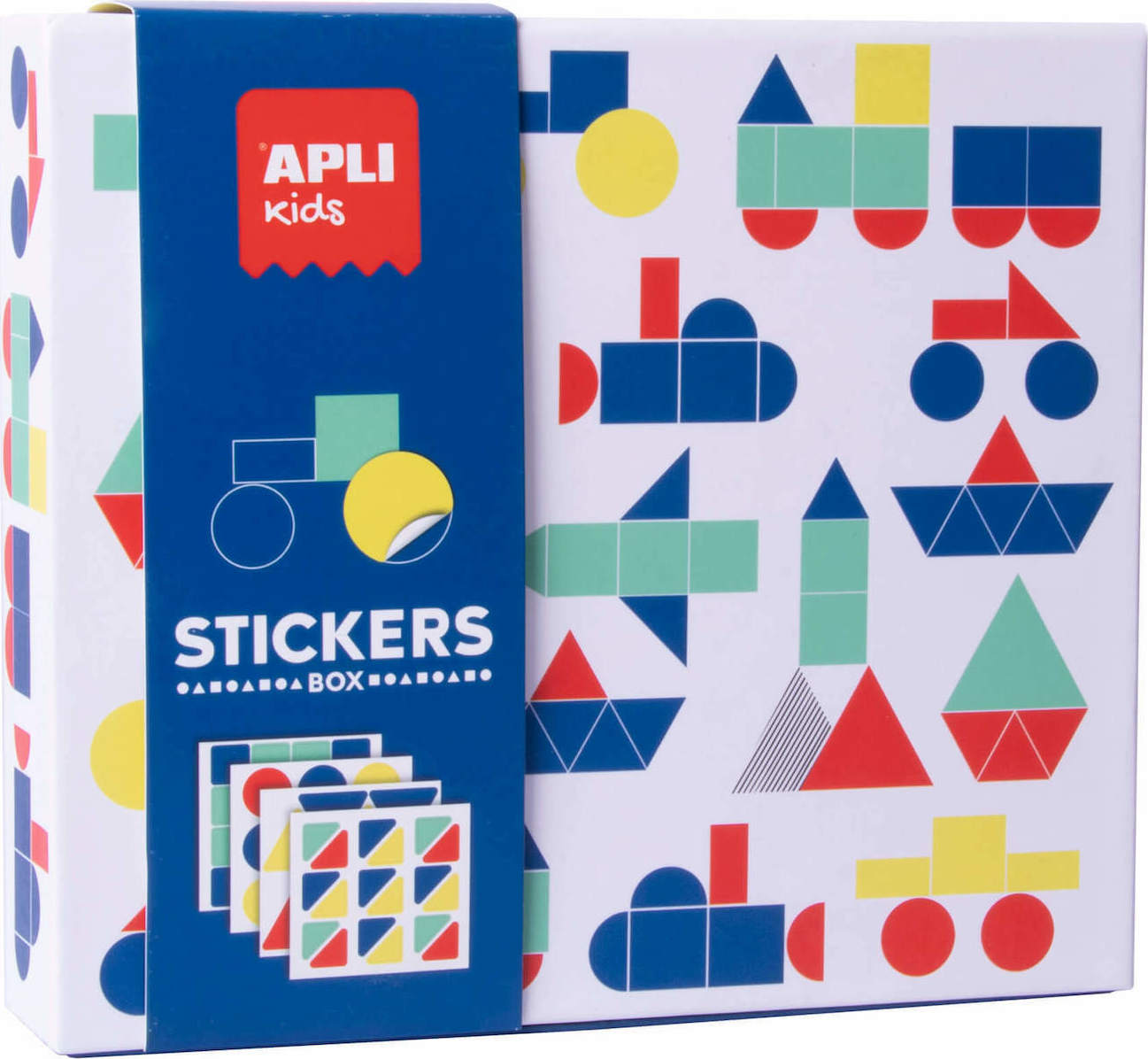Apli Kids Stickers Box Geometric Vehicles Skroutz.gr