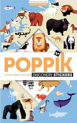 Poppik Aufkleber Discovery Tiere der Welt