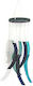 Zaros Decorative Melody Melody Handmade Blue Glass 50x10x50cm