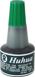 Huhua Liquid Ink for Ink Pad Huhua 30ml Green