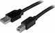 StarTech USB 2.0 Cable USB-A male - USB-B male Μαύρο 15m USB2HAB50AC