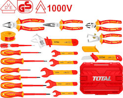 Total THKITH1901 Tool Casket with 19 Electrician's Tool Set