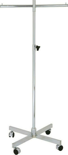 Cuiere de podea Metal Argintiu 62.5x60x110cm