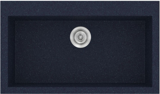 Sanitec Classic 333 Ένθετος από Συνθετικό Γρανίτη Μ79xΠ50cm Granite Blue