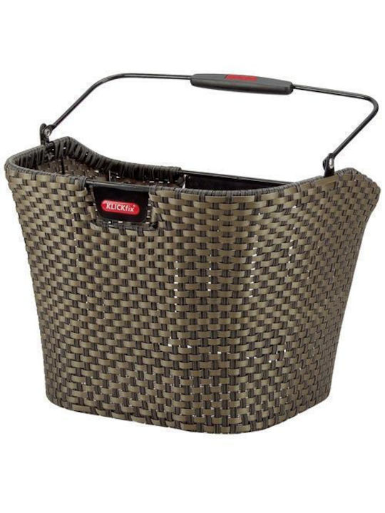 Klickfix Structura Bicycle Basket Brown