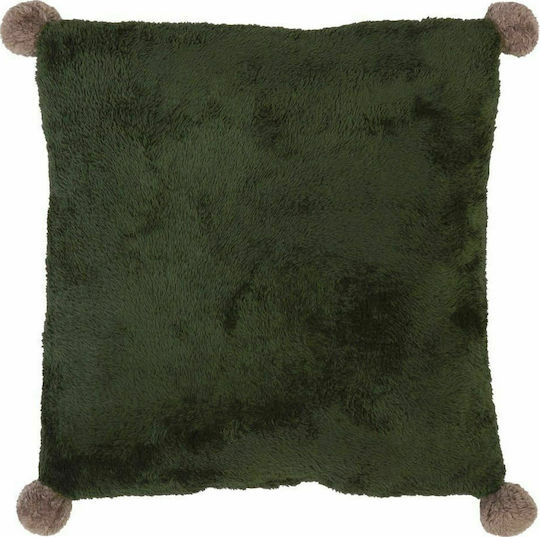 Nef-Nef Homeware Christmas Decorative Pillow Nasty Square Green 50x50cm