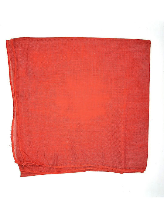 Cotton head scarf red cotton colours