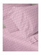 Sunshine Sheet Sets Single 160x250cm. Menta Printed 940 Pink 3pcs
