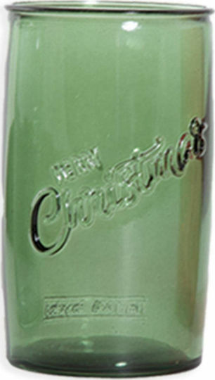 Nef-Nef Homeware Christmas Collection Ornament de masă de Crăciun Pahar De sticlă Verde