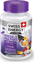 Swiss Energy Omega 3 Multivit Kids 60 x 60 Gummies