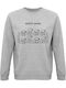 Sweatshirt Unisex, Organic "Sheep Music", Grey melange